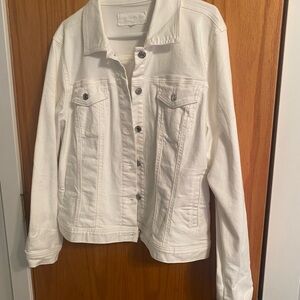 Classic White Denim Jacket